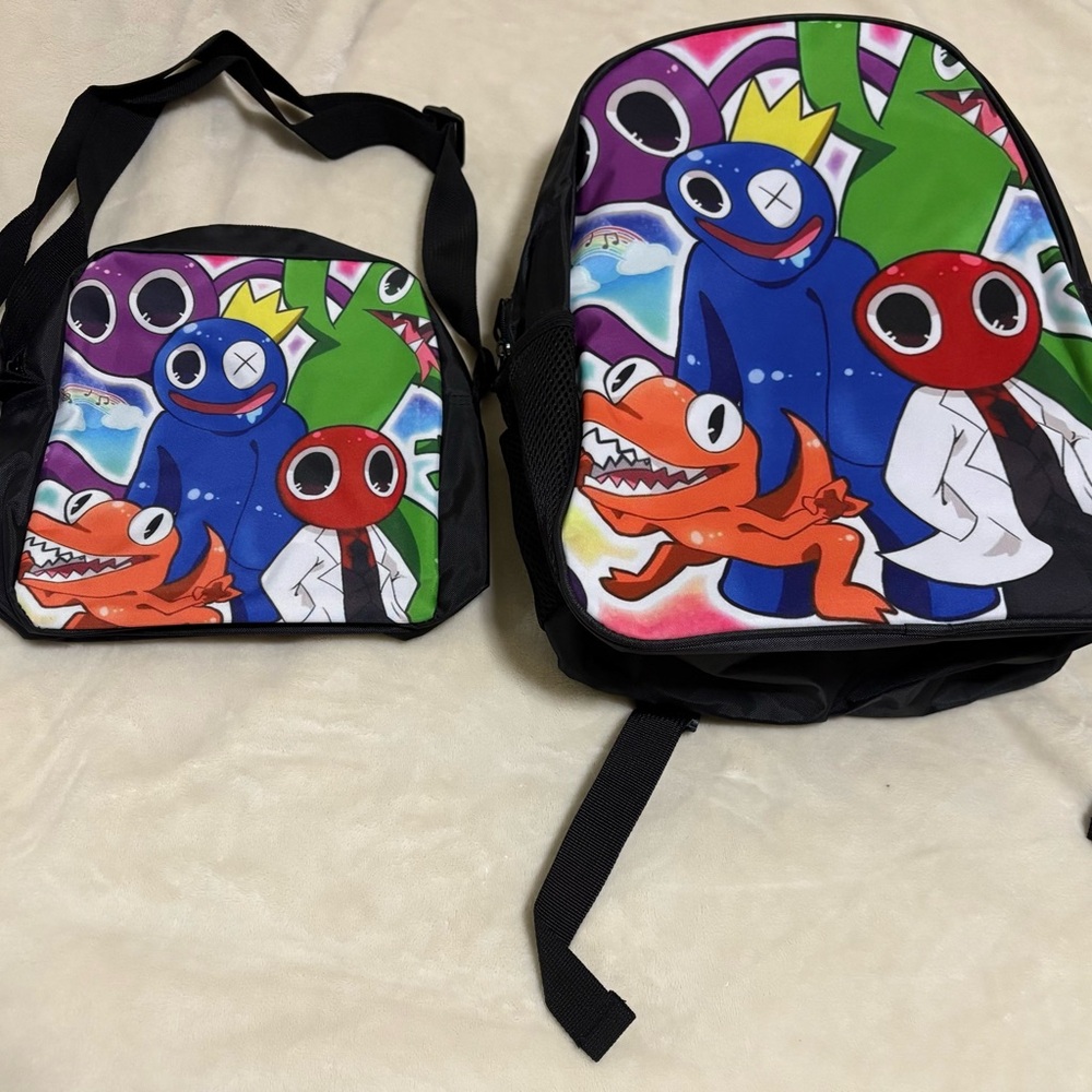 Rainbow friends bag set